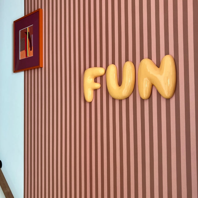 Wall Letter - N - Orange