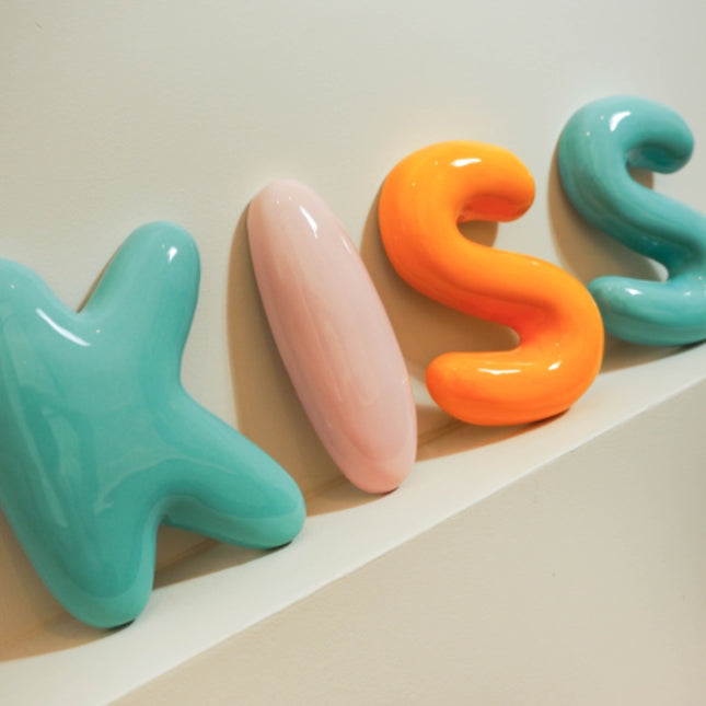 The Gift Label Wall Letter - K - Pink