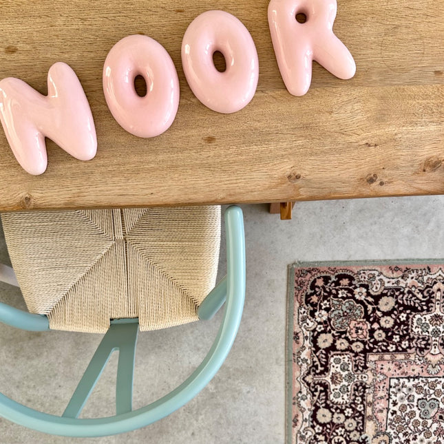 The Gift Label Wall Letter - N - Pink