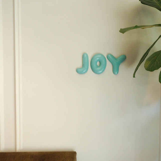 The Gift Label Wall Letter - O - Blue