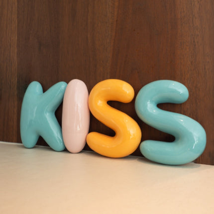 The Gift Label Wall Letter - S - Blue