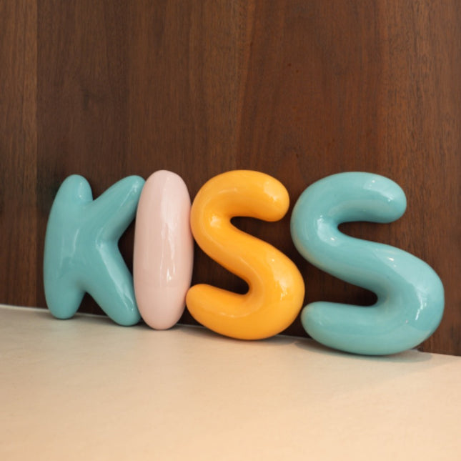 The Gift Label Wall Letter - S - Blue
