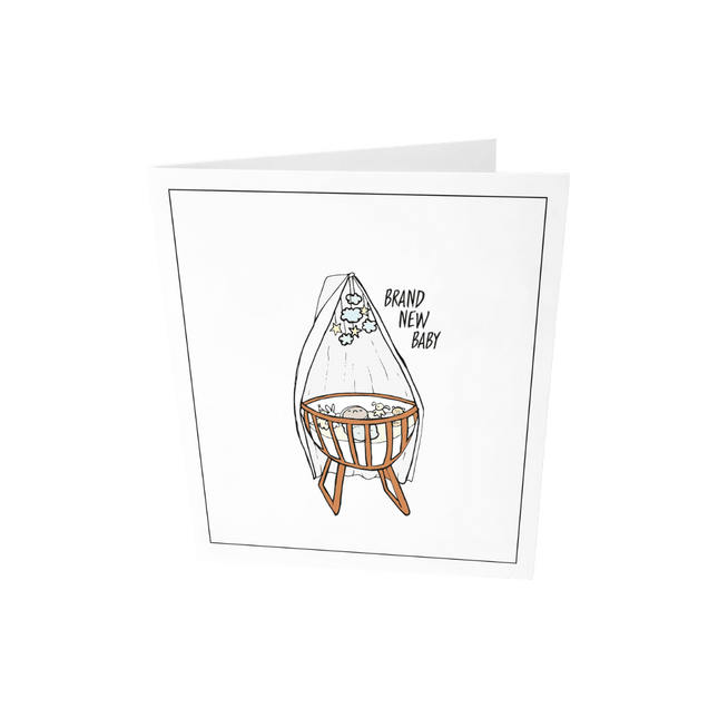 The Gift Label Wenskaart - Brand new baby