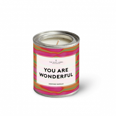 Candletin90gr - You Are Wonderful SS25 - Jasmine Vanilla