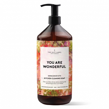 Kitchen cleaning soap - You are wonderful 