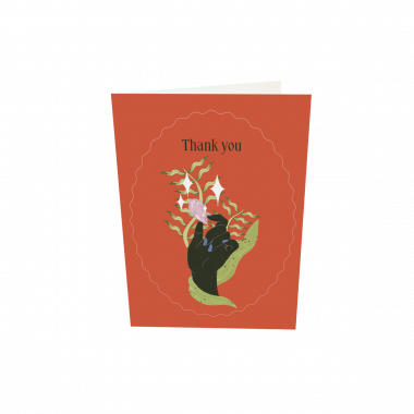 Greeting card - Thank You - Hand