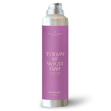 Bodylotion spray - Today is your day