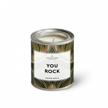 Geurkaars in blik - You rock - Jasmine vanilla