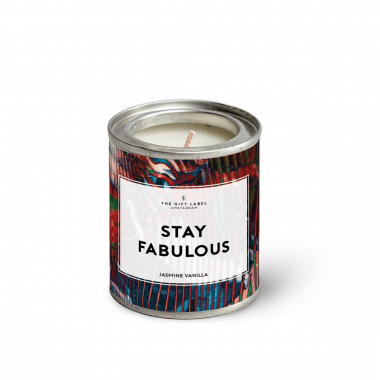 Geurkaars in blik - Stay fabulous - Jasmine vanilla