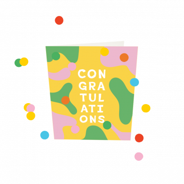 Confetti Cards - Congratulations V3