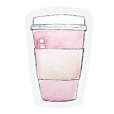 Cut-out kaart - Coffee cup