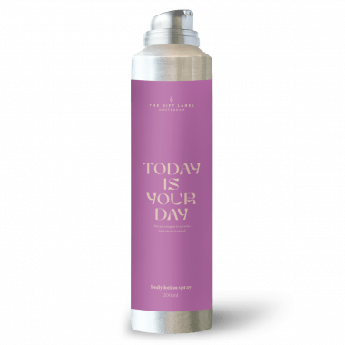 Bodylotion spray - Today is your day