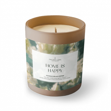 Geurkaars in glas - Home is happy