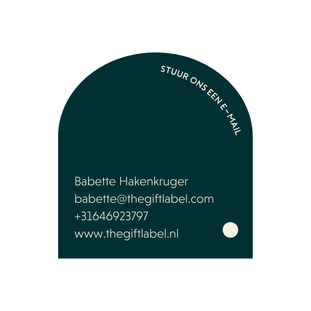 Relatiegeschenken - stuur ons een e-mail - The Gift Label